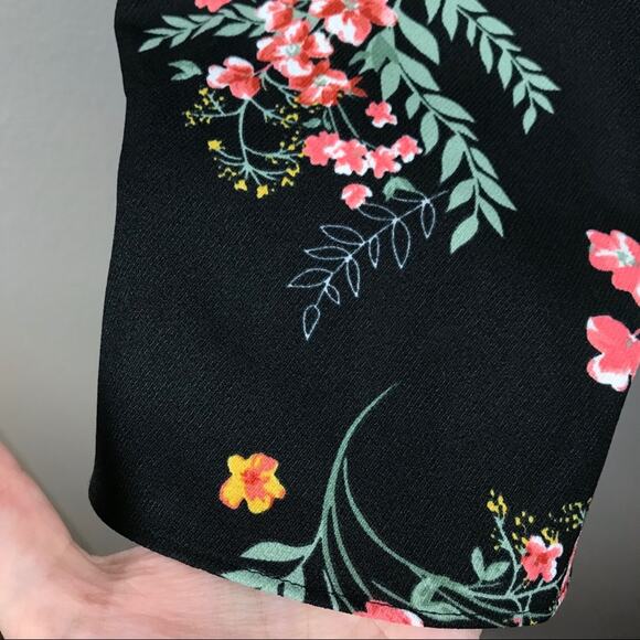 Copper Key Bell Sleeve Boho Floral Fit and Flare Dress XS - Picture 4 of 8